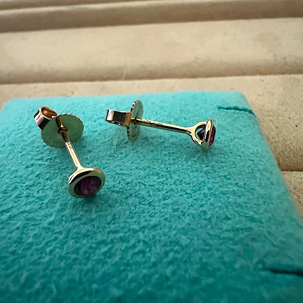 Ruby Stud Earrings - image 6
